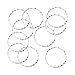Beadalon Quick Links Round 20mm Diamond Cut Silver, Plated, 10-Piece