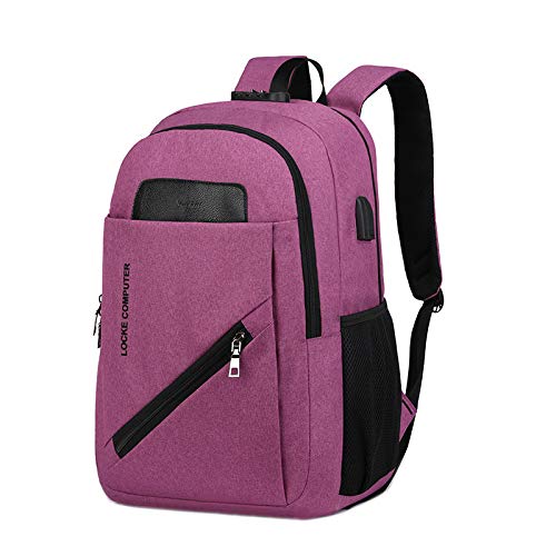 purple computer bag