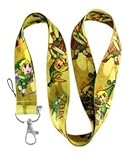 Zelda Lanyard Yellow Keychain Holder