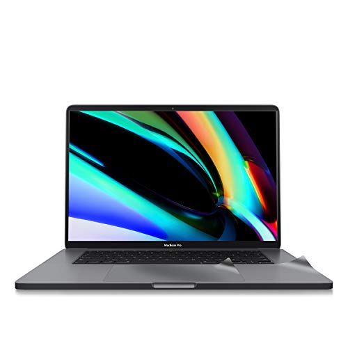 LENTION Palm Rest Cover Skin Compatible MacBook Pro (16 inch, 2019, Model A2141), Protective Vinyl Decal Sticker with Trackpad Protector (Space Gray)…