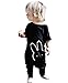 Baby Boy Girl Romper Bunny Printed Short Sleeve Jumpsuit Zipper Playsuit Outfits
