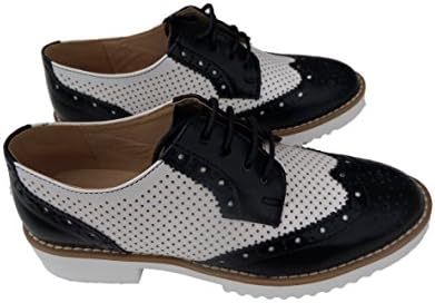 Womens Wanted Oxfords Napoli - Black/White