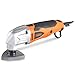 VonHaus 2.3 Amp Corded Multi-Purpose Oscillating Tool with 6 Variable Speeds, 15 Accessories Including Half Moon Saw, E-Cut Blade, 9 Sanding Paper Pads and Carry Storage Case