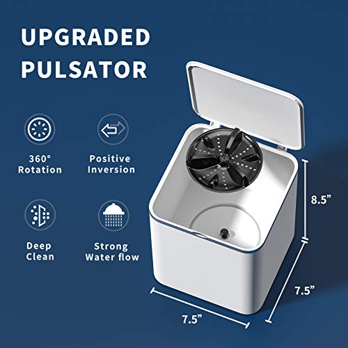 Auertech Portable Ultrasonic Washing Machine, Mini Underwear Washer