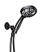 ShowerMaxx Shower Head Premium 6 Spray Settings | Luxury Spa Detachable Handheld Showerhead | Long Stretchable Stainless Steel Hose, Adjustable Mount & Teflon Tape | Oil Rubbed Bronze Hand Held Finish
