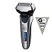 Panasonic ES-LT7N-S Arc 3-Blade Electric Shaver System with Premium Automatic Clean and Charge Station, Active Shave Sensor Technology, Wet or Dry Operation