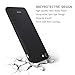 iPhone 8 Case, iPhone 7 Case, AnsTOP Thin Exact-Fit 360 Full Body Case Coverage Protective Dual Layer [Matte Finish] iPhone Hard Thin Case with Tempered Glass Screen Protector For iPhone 8 / 7 (Black)