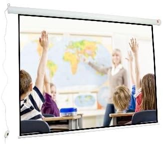 International Avtek Wall Electric 240 White 4: 3 projection screen – Projection screen (Motorized, 2.4 m; 4: 3 Matt White, White, 180 Cm)