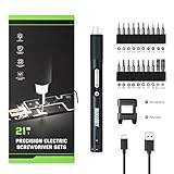 JAKEMY Mini Electric Screwdriver, 3 Gears Torque