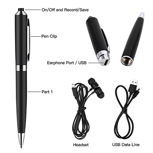 16GB Digital Voice Recorder-Mini HD Voice Recorder 580 Hours Recordings Capacity-Sound Recorder