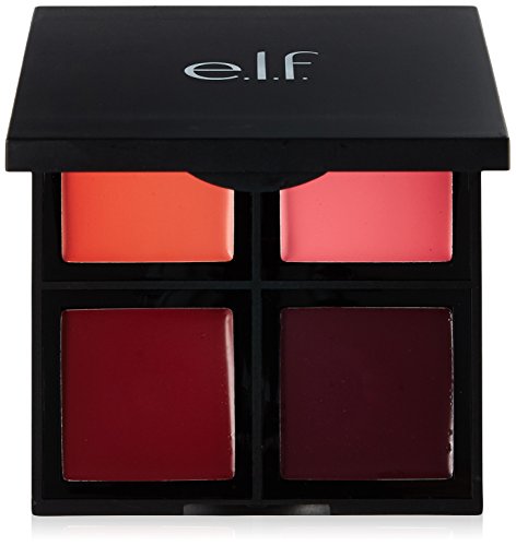 e.l.f. Cosmetics Cream Blush Palette, Four Blush Shades for Beautiful, Long-Lasting Pigment, Bold