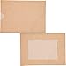 Juvale Photo Insert Cards with Envelopes, Brown Kraft Paper (4x6 In, 50 Pack)