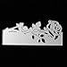 AkoMatial Cutting Dies,Rose Pattern Embossing Cutting Dies Tool Stencil Template Mold Card Making Scrapbook Album Paper Card Craft,Metal