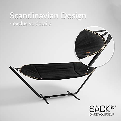 SACKit – Cobana Hammock – wasserdichte und UV-resistente Outdoor Hängematte – handgemachte Gestell Hängematte im… – Bild 5