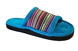 Isotoner Women's Microterry Cabana Slide Slipper