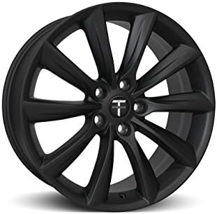 20" TST Tesla Model S Flow Forged Wheel Set Matte Black (Square)