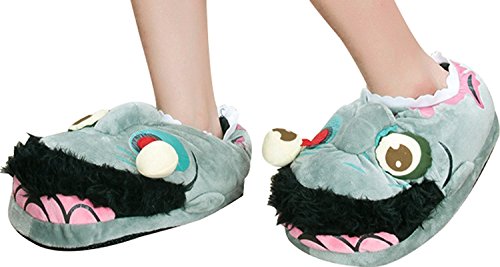 Zombie Plush Slippers (One size fits most)