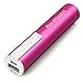 Portable Charger RAVPower Luster Mini 3350mAh External Battery Pack Battery Bank Most Compact Power Bank with iSmart 2.0 Technology (1A Output & 1A Input) for Smartphones and More - Pink primary