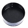 Bakeware Springform Pan Round Cake Pans Nonstick Coating For Easy Food Release And Cleanup Side-wall Clamp Enables Of Baked Foods. (black)