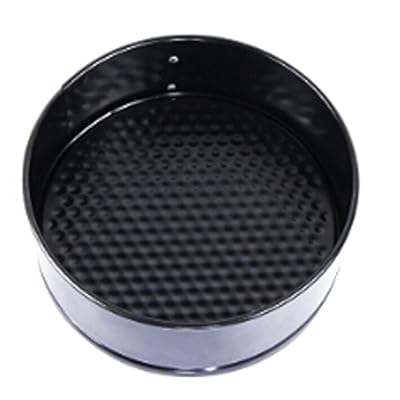 Bakeware Springform Pan Round Cake Pans Nonstick Coating For Easy Food Release And Cleanup Side-wall Clamp Enables Of Baked Foods. (black)