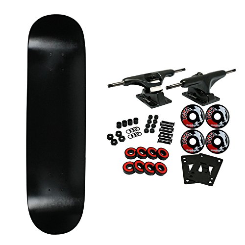 Moose Complete Skateboard DIPPED BLACK 8.0