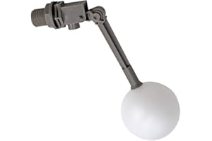 MACGOAL 3/4 Float Valve for Water Tank Plastic Water Float Valve with Adjustable Arm Automatic Fill for Pool, Livestock Waterer