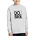 Dobre Brother Logo M Long Sleeve Teen Boys Girls Youth Boys Girls Tee Shirts Gray