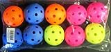 Salming Aero Floorball (10-Pack, 3 Magenta/3 Blue/2 Yellow/2 Orange)