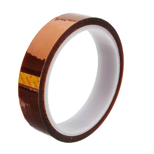 Heat Resistant Tape Sublimation Tape 20mm X100ft Heat Resistant Kapton Tape Polyimide Film Adhesive Tape (20mm33m)