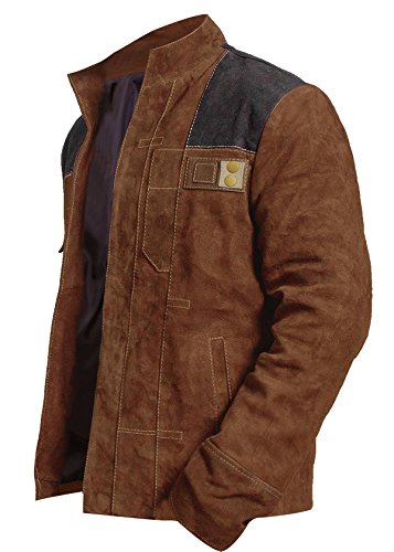 LP-FACON Star Space Warrior Han Suede Leather Solo Wars Jacket - Thumbnail 3