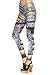 COCOLEGGINGS Womens 3D Digital Print Stretch Summer Ankle Length Leggings