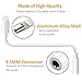 2 Pack Headphone Jack Adapter, QXPLAZA Lightning Connecter to 3.5mm Audio Jack Earphone Extender Jack Stereo for iPhone 8/8 Plus/iPhone X/iPhone 7/7 Plus (White)
