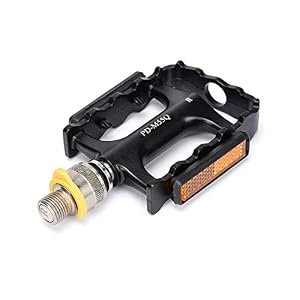 PROMEND Mountain Bike Pedal, Road Bicycles Platform Pedals of Aluminum Alloy, Quick Release MTB Pedals Fits 9/16 inch…