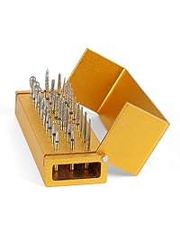 Juego de broches de diamante de alta velocidad con estante de aleación de aluminio.