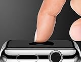 Apple Watch Series 2/Series 1 Screen Protector, Misxi i Watch Premium Tempered Glass Protector iphone Watch Ultra-Thin 0.1mm Full Coverage Film For Apple Watch 2 and 1 -38MM