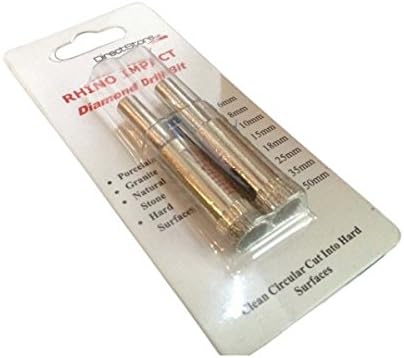 23mm Diamond Drill Bit Holesaw Tiles Porcelain Marble Granite Hole Cutter Twin Pack