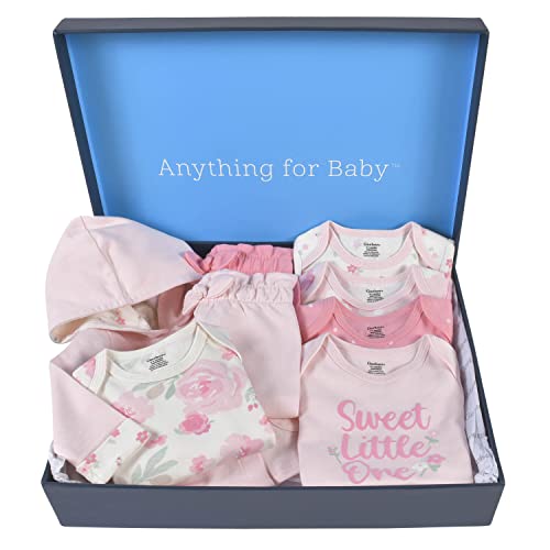 Gerber Baby 8-Piece Clothing Gift Set (5Pk Bodysuits 2Pk Pants