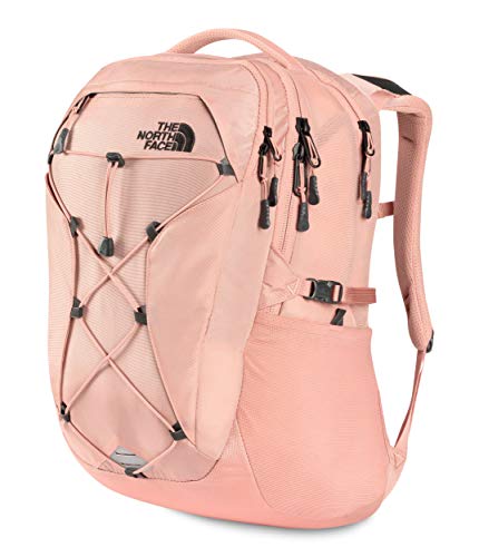 light pink north face backpack