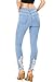 Vibrant Women's Juniors High Rise Jeans w Heavy Distressing