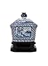 Mtbkwinn Enterprises LPDBWS088A Box Table Lamp - Blue and White