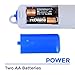 TERA PUMP Battery Operated Liquid Transfer Two (2) AA Pump with Auto Stop Sensor to Prevent Spills (No Batteries Included)