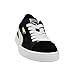 PUMA Suede Junior Sneaker (Little Kid/Big Kid) , Black/White, 12 M US Little Kid