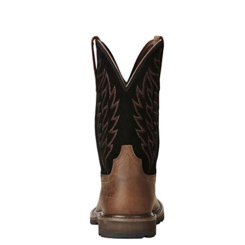 Ariat Work Men's Groundbreaker Pull-On Work Boot, Brown/Black, 13 D US - Thumbnail 4