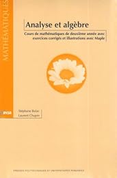 Analyse et algèbre