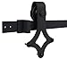 TMS TSQ09-Dark Black American Country Style Barn Wood Sliding Door Hardware Track Set