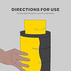 Outdoor Fly Trap Refills [Set of 4] Dissolvable