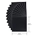 Black Matt Vinyl Sheets - 12 Pack 12