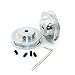 Witbot Aluminum gt2 Timing Pulley Bore 5mm Teeth 60 for 3D Printer 6mm Width gt2 Belt (Pack of 2pcs)