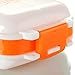 FaSoLa 8 Compartments Portable Pill Case Box, Moisture Proof Travel Pill Organizer, Medicine Vitamin Holder Container