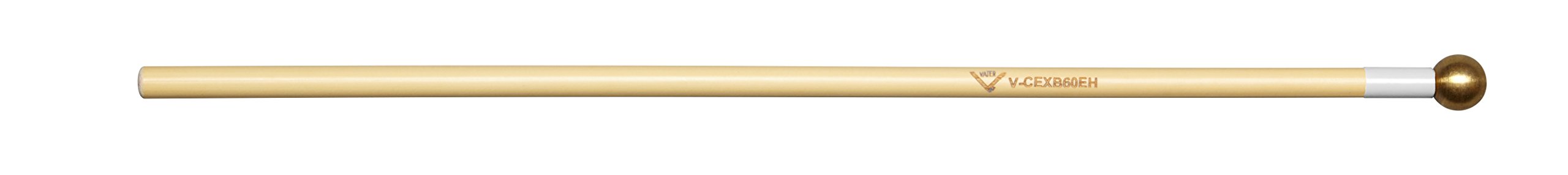 Vater Drumsticks V-CEXB60EH Concert Ensemble Series Xylophone/Bell - Extra Hard - Brass Ball